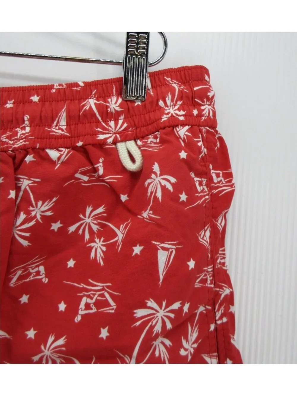 Polo Ralph Lauren Swim Trunks XXL Tall Native Palm Tree Sailboat AOP